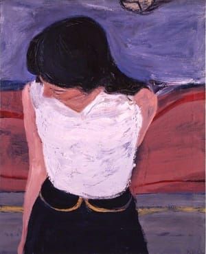 Artwork Title: Girl in White Blouse