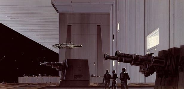 Artwork Title: The Falcon Enters the Death Star