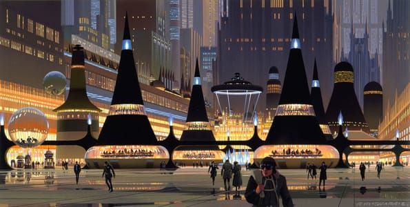 Artwork Title: Coruscant Entertainment District