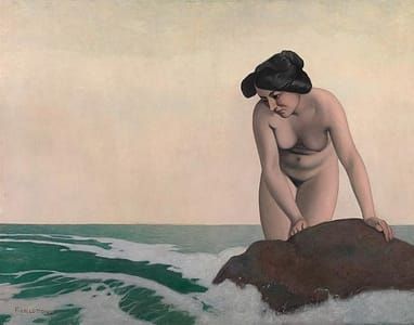 Artwork Title: Baigneuse au rocher