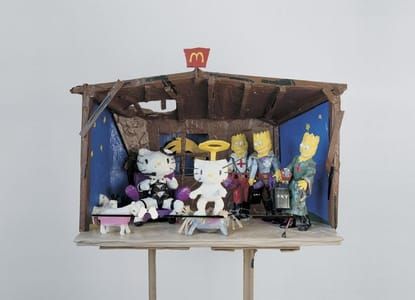 Artwork Title: Hello Kitty Nativity