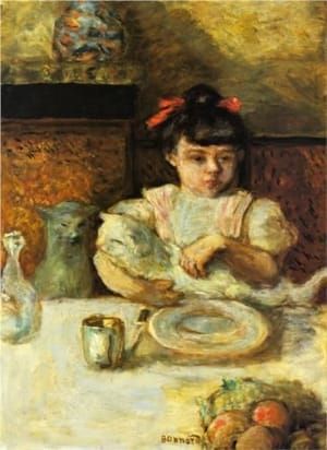 Artwork Title: Child and Cats