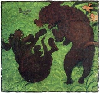 Artwork Title: Two Poodles