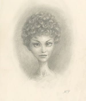 Artwork Title: Catalog Lady Two