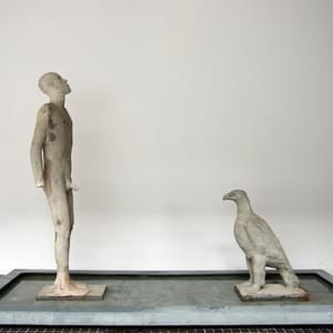 Artwork Title: A boy and an eagle
