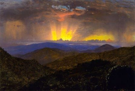 Artwork Title: Sunset in Jamaica (study for The Afterglow)
