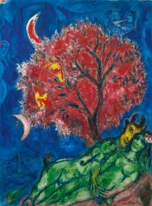 Artwork Title: L’arbre rouge (The Red Tree)