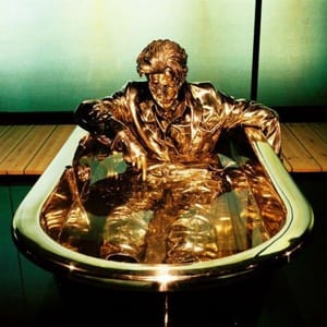 Artwork Title: Man Writing On Water