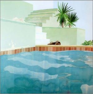 Artwork Title: Pool and Steps, Le Nid Du Due