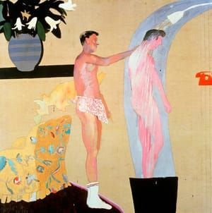 Artwork Title: Domestic Scene, Los Angeles