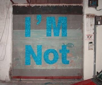 Artwork Title: I'm Not