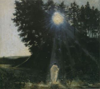 Artwork Title: Moonlit Landscape