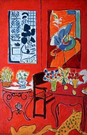 Artwork Title: Grand Interieur Rouge