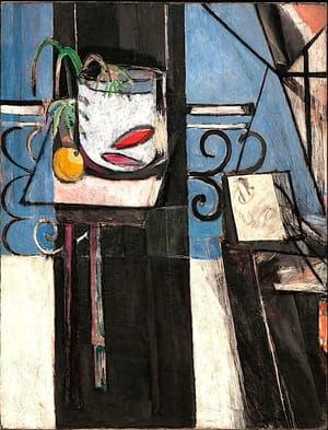 Artwork Title: Interior With Goldfish