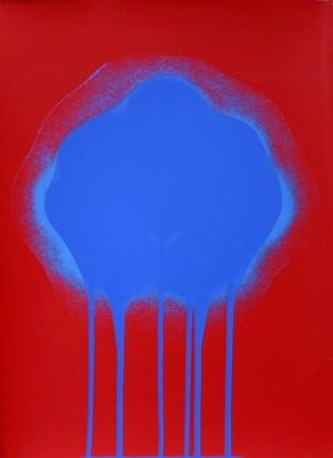Artwork Title: Blaue Feuerblume (Blue Fireflower)