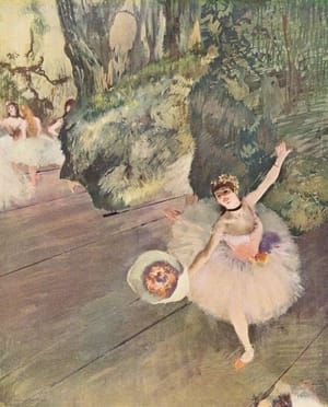 Artwork Title: Dancer With A Bouquet Of Flowers (star Of The Ballet)