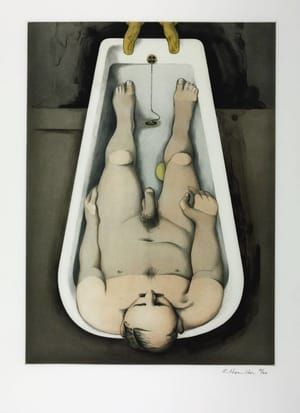 Artwork Title: He Foresaw His Pale Body