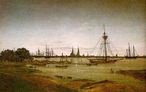 Artwork Title: Port By Moonlight