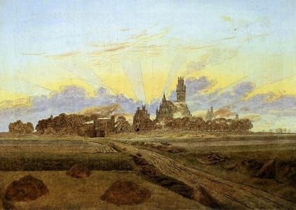 Artwork Title: Neubrandenburg In Flames