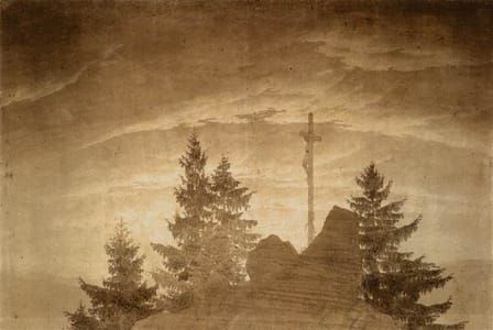 Artwork Title: Cross In The Mountains