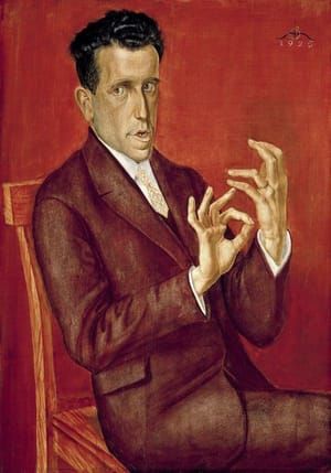 Artwork Title: Portait of the Lawyer Hugo Simons (Porträt des Rechtsanwalts Hugo Simons) 1925