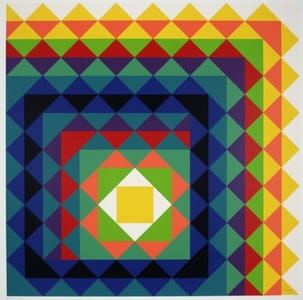 Artwork Title: Chromatic Triangulation II