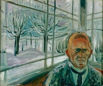 Artwork Title: Self Portrait on the Glass Veranda