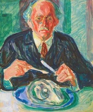 Artwork Title: Self-Portrait with Cod's Hea