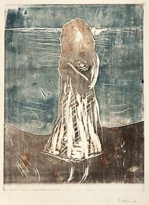 Artwork Title: Young Woman on the Beach