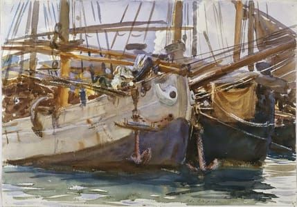 Artwork Title: Boats, Venice
