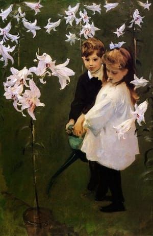 Artwork Title: Garden Study of the Vickers Children