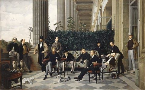 Artwork Title: The Circle Of The Rue Royale