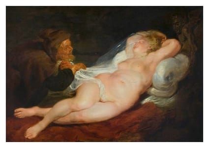 Artwork Title: Angélique et l'hermite