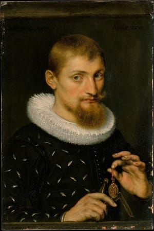 Artwork Title: Portrait of a Man, Possibly an Architect or Geographer