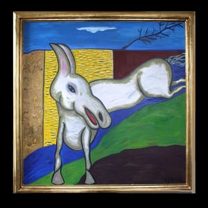 Artwork Title: Sabino This Painting Is Hand Framed With Gallery Framing It Is 54 Wide