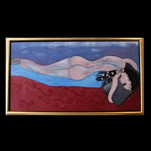 Artwork Title: Dreamer This Painting Is Hand Framed With Gallery Framing It Is 37 Tal