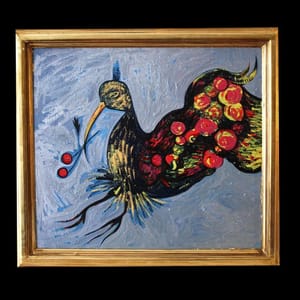 Artwork Title: Phasi This Painting Is Hand Framed With Gallery Framing It Is 41 1 2 W
