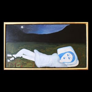 Artwork Title: The Spirit Arimar This Painting Is Hand Framed With Gallery Framing It