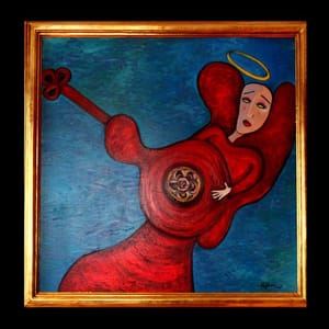Artwork Title: Angel From Montgomery This Painting Is Hand Framed With Gallery Framin