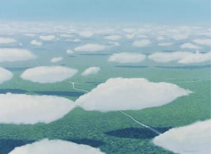 Artwork Title: Nubes y sombras de nubes (Clouds and cloud shadows)