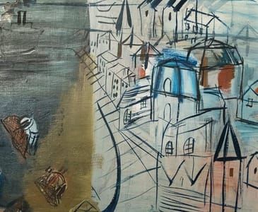 Artwork Title: Le cargo noir à Sainte-Adresse