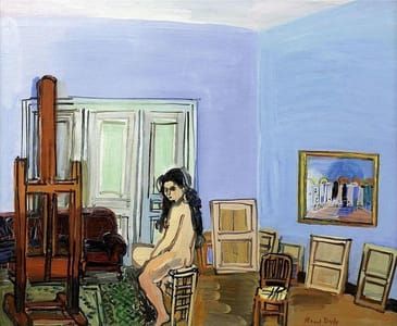 Artwork Title: Le Modele Au Tabouret
