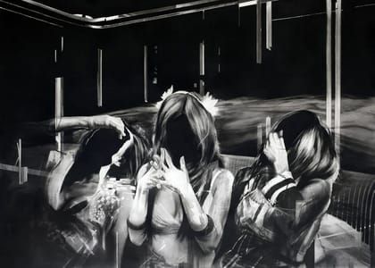 Artwork Title: Anonymous Stage Play / Ski Lodge