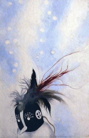 Artwork Title: Kokopelli with Snow