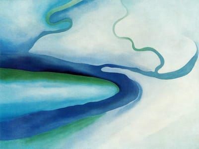 Artwork Title: Blue & Green