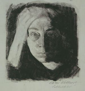 Artwork Title: Selbstbildnis en face (Self Portrait)