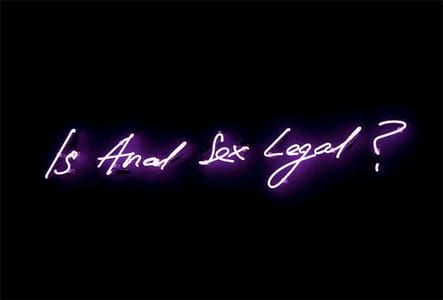 Artwork Title: Is Anal Sex Legal?