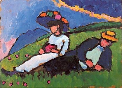 Artwork Title: Werefkin Und Jawlensky