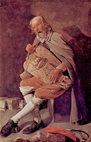 Artwork Title: The Hurdy-Gurdy Player, also called Hurdy-Gurdy Player with Hat