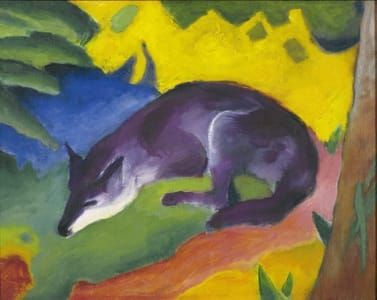 Artwork Title: Blauschwarzer Fuchs